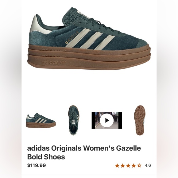 Adidas Gazelle Green Sneakers - Picture 5 of 5